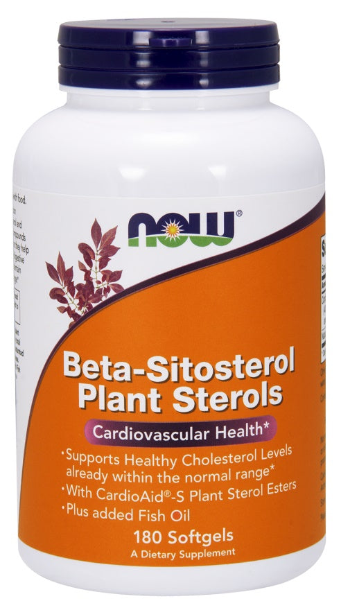 NOW Foods Beta-Sitosterol Plant Sterols 180 softgels