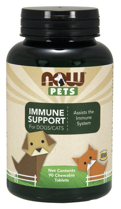 NOW Foods Pets Immune Support 90 chewable tablets