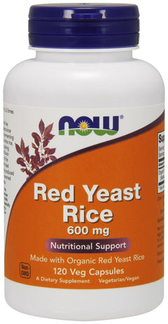 NOW Foods Red Yeast Rice 600mg 120 vcaps
