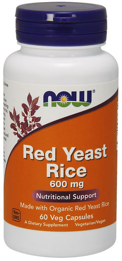 NOW Foods Red Yeast Rice 600mg 60 vcaps