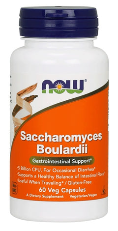 NOW Foods Saccharomyces Boulardii 60 vcaps