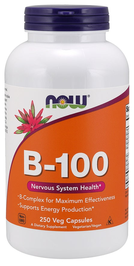 NOW Foods Vitamin B-100 250 vcaps