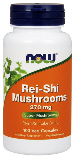 NOW Foods Rei-Shi Mushrooms 270mg 100 vcaps