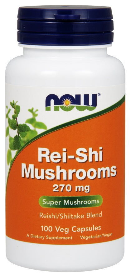 NOW Foods Rei-Shi Mushrooms 270mg 100 vcaps