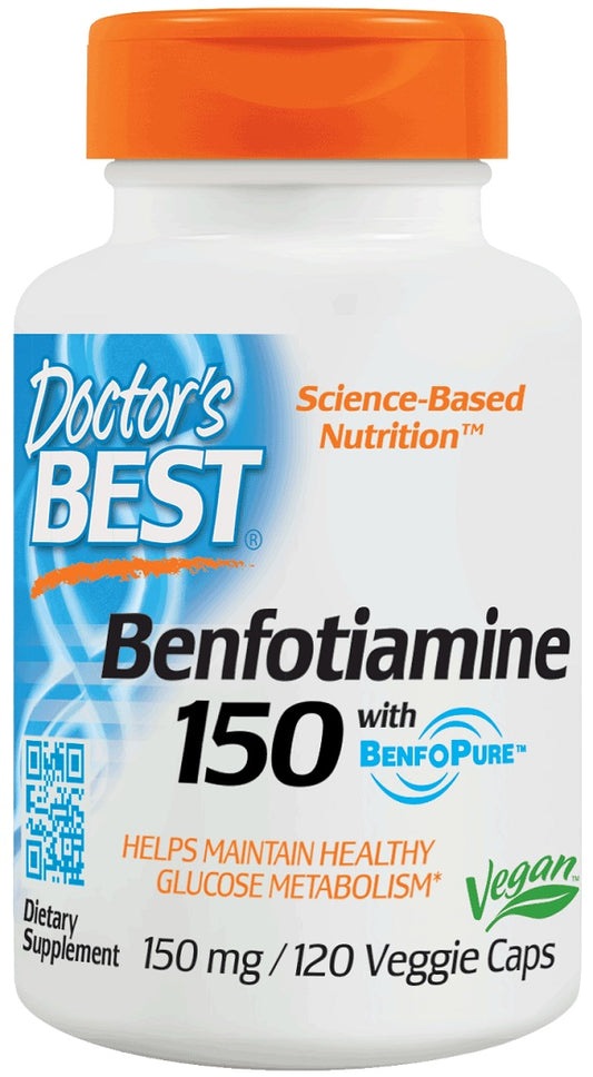 Doctor's Best Benfotiamine with BenfoPure 150mg 120 vcaps