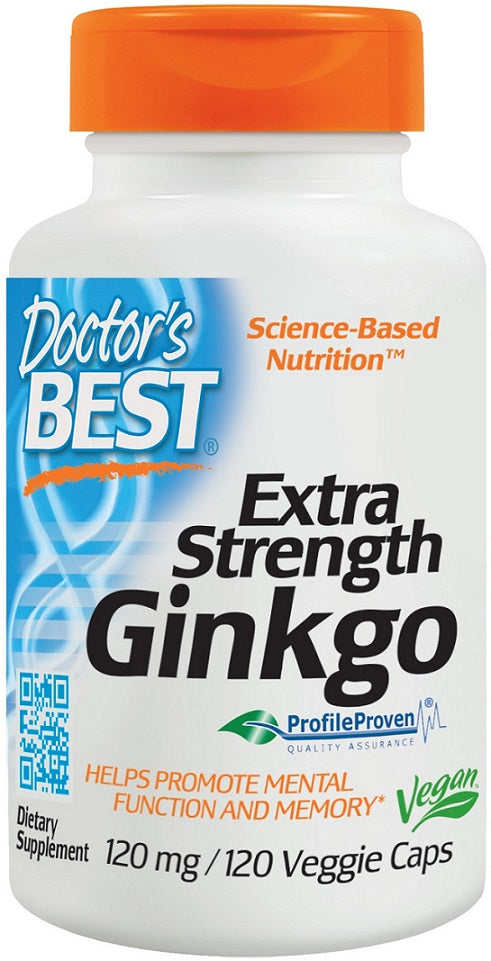 Doctor's Best Extra Strength Ginkgo 120mg 120 vcaps