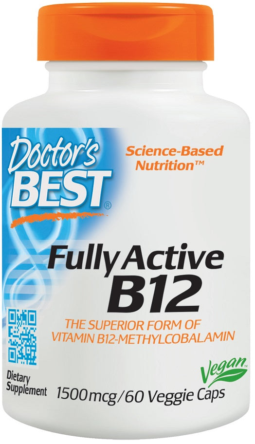 Doctor's Best Fully Active B12 1500mcg 60 vcaps