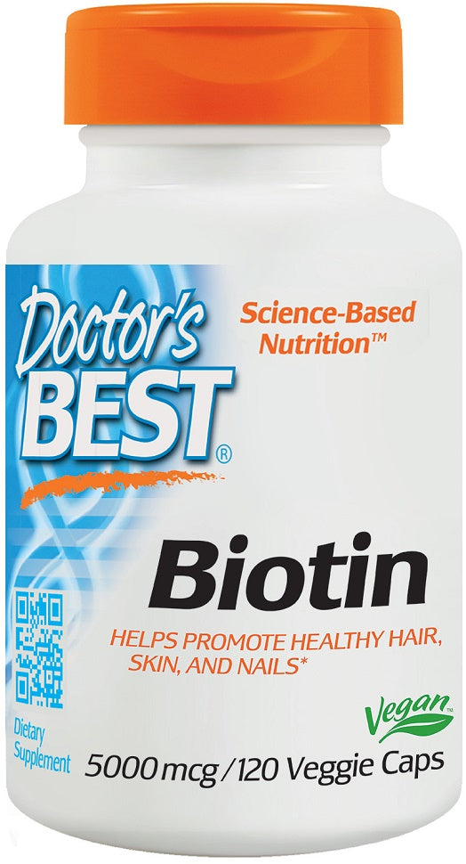 Doctor's Best Biotin 5000mcg 120 vcaps