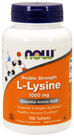 NOW Foods L-Lysine 1000mg 100 tabs