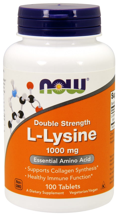 NOW Foods L-Lysine 1000mg 100 tabs