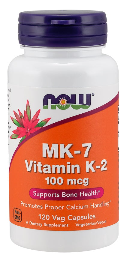 NOW Foods MK-7 Vitamin K-2 100mcg 120 vcaps