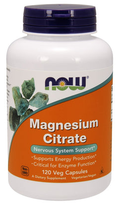 NOW Foods Magnesium Citrate 400mg 120 vcaps