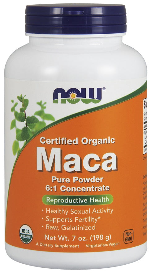 NOW Foods Maca 6:1 Concentrate Pure Powder 198g