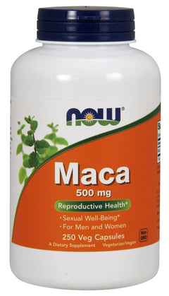NOW Foods Maca 500mg 250 vcaps