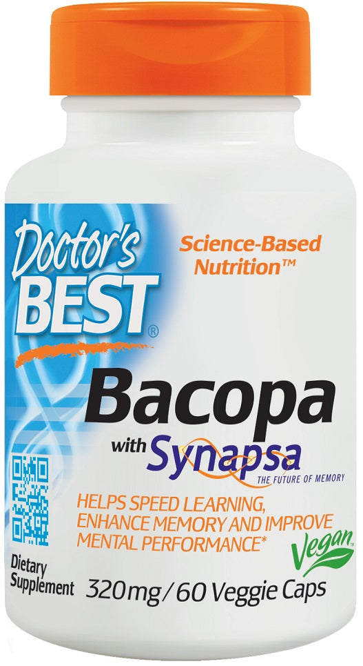 Doctor's Best Bacopa with Synapsa 320mg 60 vcaps