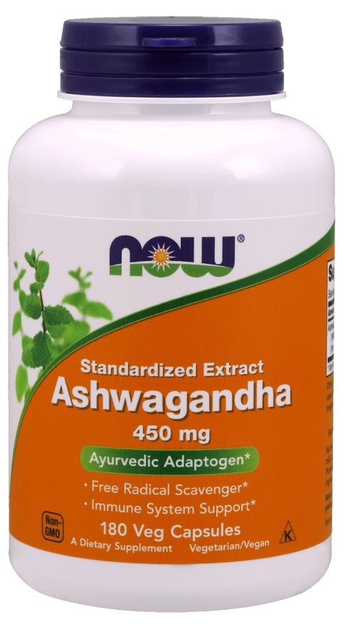 NOW Foods Ashwagandha Extract 450mg 180 vcaps