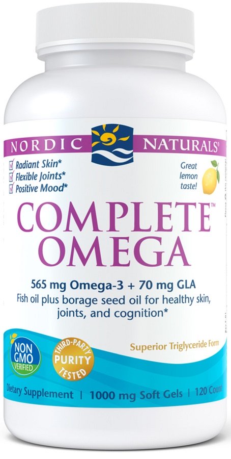 Nordic Naturals Complete Omega 565mg Lemon 120 softgels