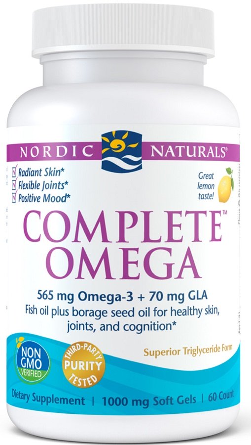 Nordic Naturals Complete Omega 565mg Lemon 60 softgels