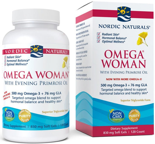 Nordic Naturals Omega Woman 500mg 120 softgels