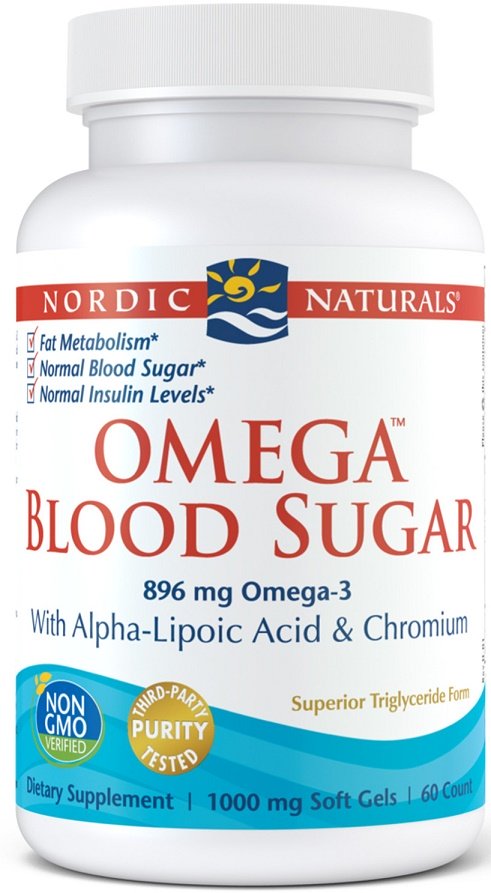 Nordic Naturals Omega Blood Sugar 896mg 60 softgels