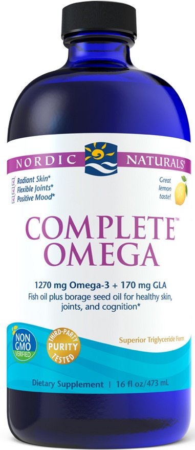 Nordic Naturals Complete Omega 1270mg Lemon 473 ml