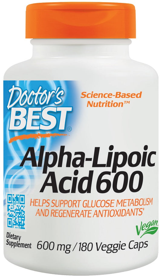 Doctor's Best Alpha-Lipoic Acid 600mg 180 vcaps
