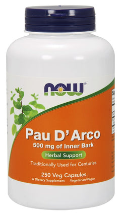 NOW Foods Pau D'Arco 500mg 250 vcaps
