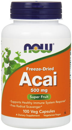 NOW Foods Acai 500mg 100 vcaps