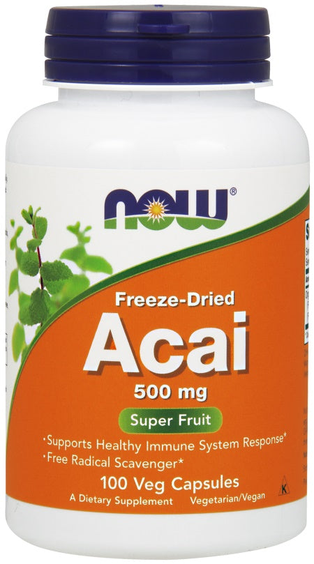 NOW Foods Acai 500mg 100 vcaps