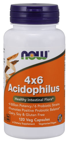 NOW Foods Acidophilus 4X6 120 vcaps
