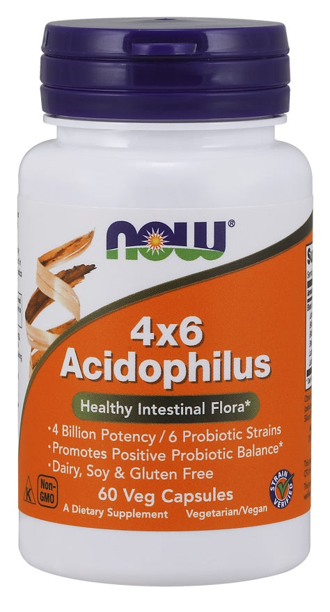 NOW Foods Acidophilus 4X6 60 vcaps