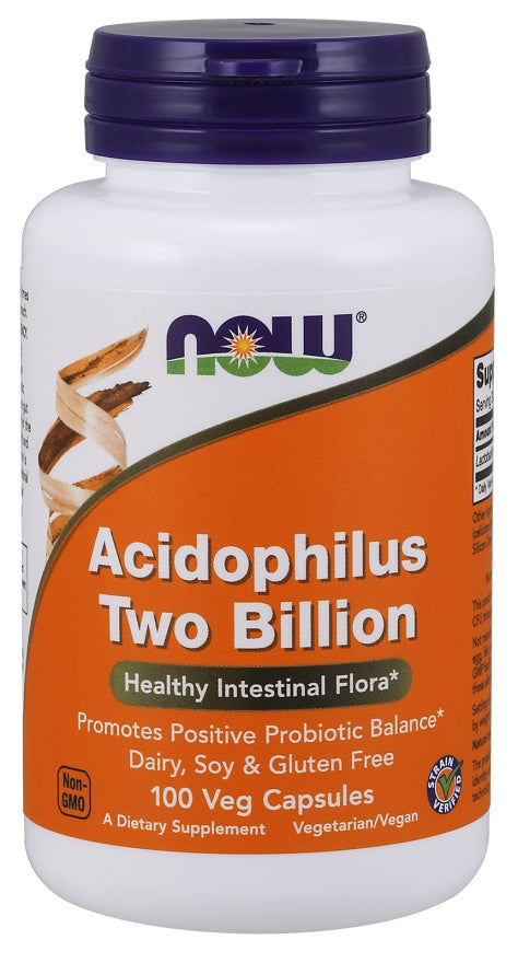 NOW Foods Acidophilus Two Billion 100 vcaps