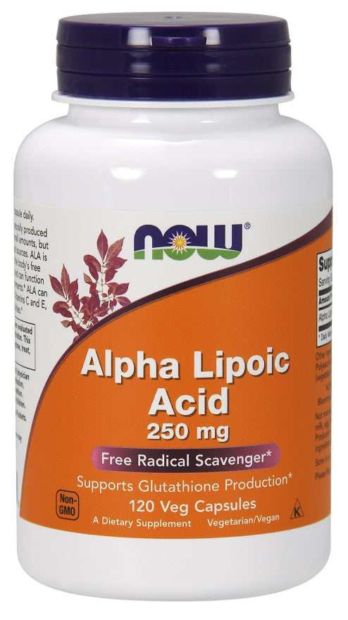 NOW Foods Alpha Lipoic Acid 250mg 120 vcaps