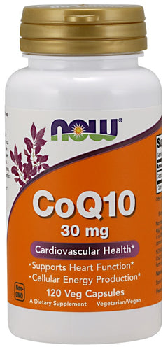 NOW Foods CoQ10 30mg 120 vcaps