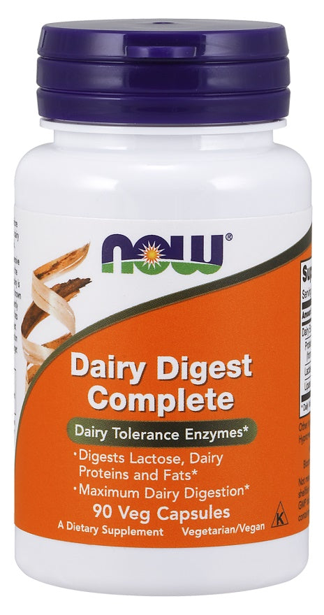 NOW Foods Dairy Digest Complete 90 vcaps