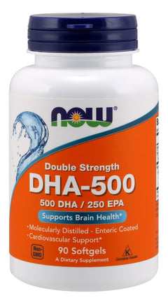 NOW Foods DHA-500 500 DHA / 250 EPA 90 softgels