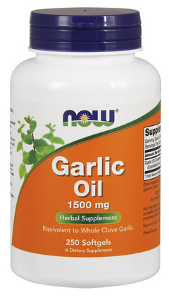 NOW Foods Garlic Oil 1500mg 250 softgels