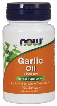 NOW Foods Garlic Oil 1500mg 100 softgels
