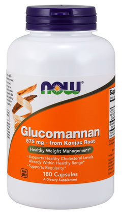 NOW Foods Glucomannan from Konjac Root 575mg 180 caps