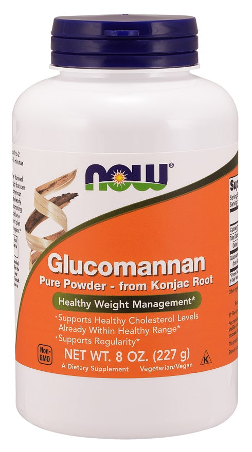 NOW Foods Glucomannan from Konjac Root Pure Powder 227g