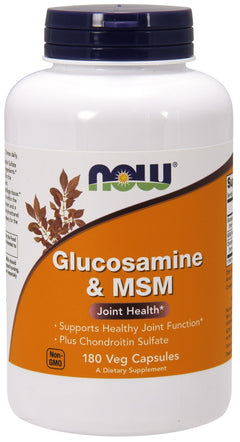 NOW Foods Glucosamine & MSM 180 vcaps