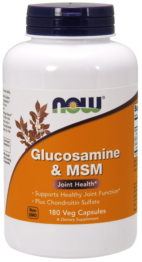 NOW Foods Glucosamine & MSM 180 vcaps