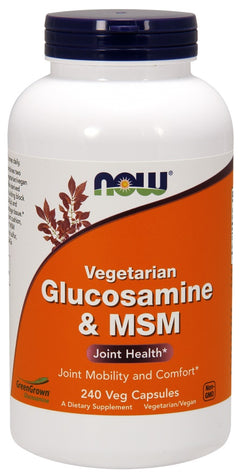 NOW Foods Glucosamine & MSM Vegetarian 240 vcaps