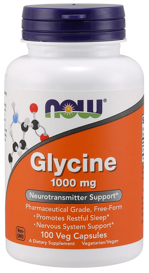 NOW Foods Glycine 1000mg 100 vcaps