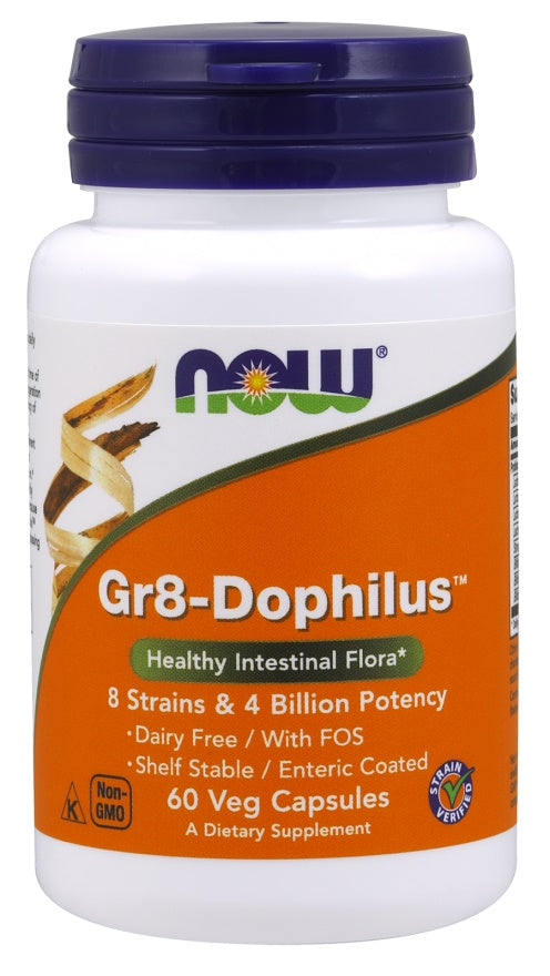 NOW Foods Gr8-Dophilus 60 vcaps