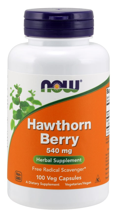 NOW Foods Hawthorn Berry 540mg 100 vcaps