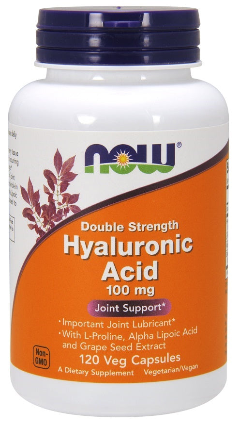 NOW Foods Hyaluronic Acid 100mg Double Strength 120 vcaps