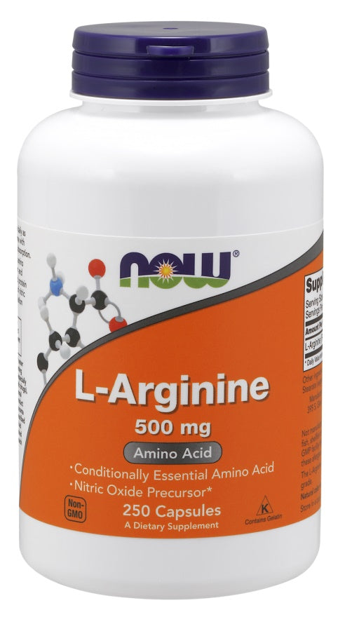 NOW Foods L-Arginine 500mg 250 caps