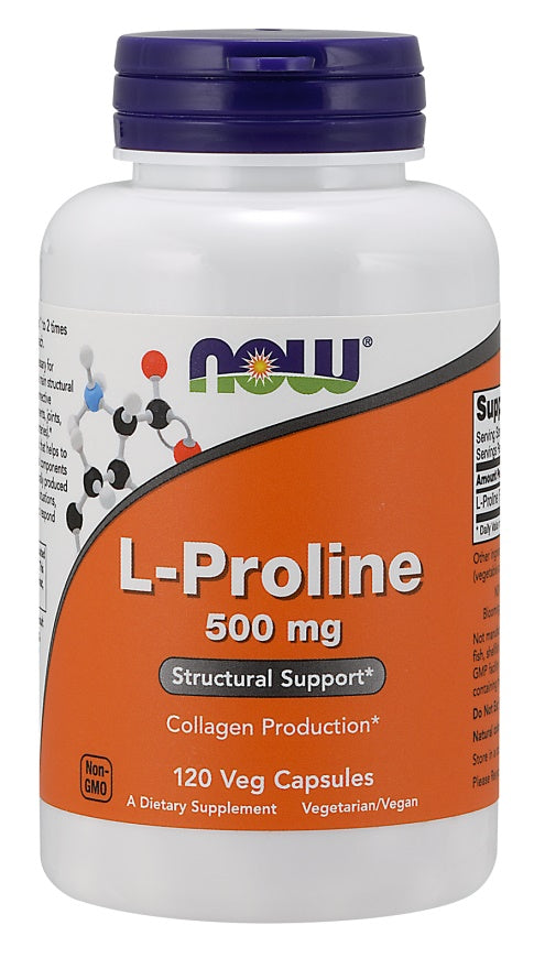 NOW Foods L-Proline 500mg 120 vcaps
