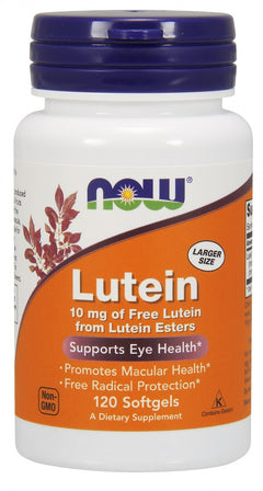 NOW Foods Lutein 10mg 120 softgels
